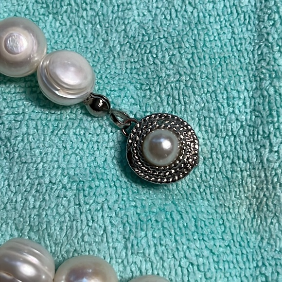 VINTAGE White Freshwater Pearls 33” Long Strand Necklace Jewelry Classic Prepy - Picture 10 of 10